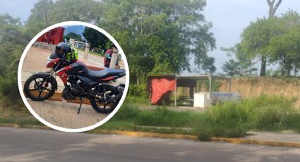 Hombre asalta gasera al sur de Veracruz; se lleva dinero y motocicleta