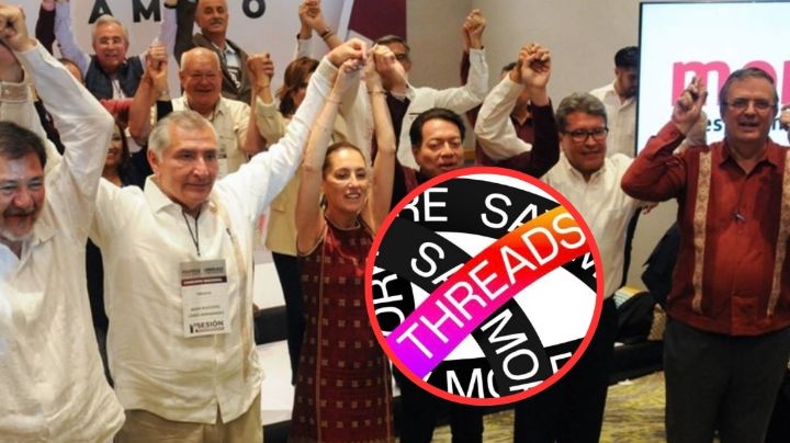 "Corcholatas" de la 4T se suman a Threads, la nueva red social de Meta