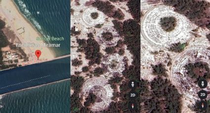 VIDEO: Aparecen MISTERIOSOS círculos en playa de Tamaulipas: ¿Fueron hechos por ovnis?