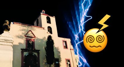 ¡Impactante! Rayo cae en iglesia del Centro Histórico de Pachuca I Video
