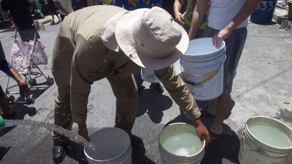 Servicio de agua potable en el puerto de Veracruz