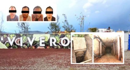 Aseguran huachitúnel oculto en un vivero de Pachuca; 4 detenidos I Fotos