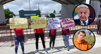 Piden a AMLO en Coatzacoalcos, justicia por Alexis, asesinado por policías