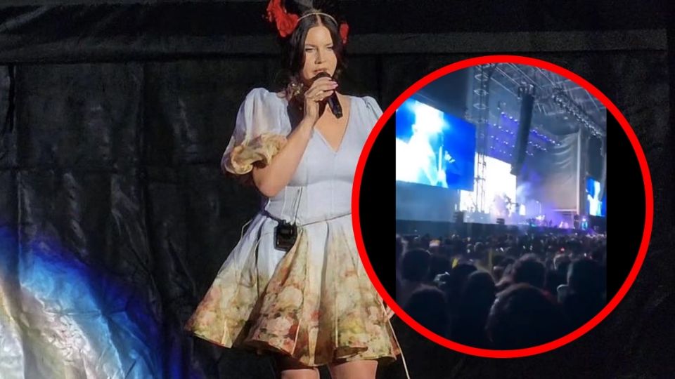 Lana del Rey en concierto desde el Foro Sol de la Ciudad de México.