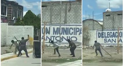 Taxistas de Hidalgo nivel: pelean con garrote y tubo | VIDEO