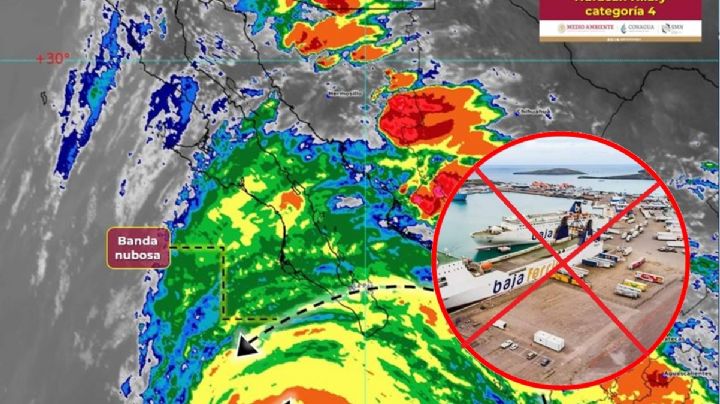 Huracán Hilary: Secretaría de Marina cierra puertos en 3 estados del Pacífico