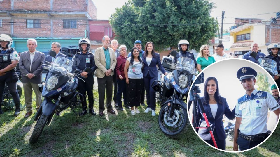 La Presidenta Municipal, Alejandra Gutiérrez, hizo entrega del equipo.