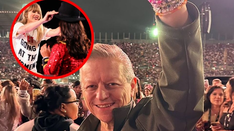 Arturo Zaldívar, ministro de la SCJN, en concierto de Taylor Swift en la Ciudad de México.