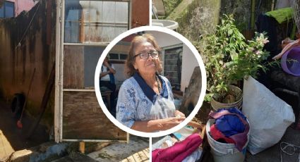 Perdí mis muebles y mis plantitas se murieron: Venancia, afectada por las lluvias en Xalapa