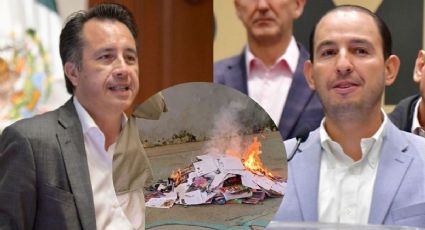 Cuitláhuac compara a Marko Cortés con Hitler por "incitar" quema de libros en Veracruz