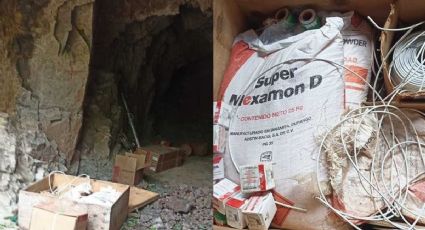 Hallan cueva con dinamita y cuatro narcolaboratorios en Culiacán