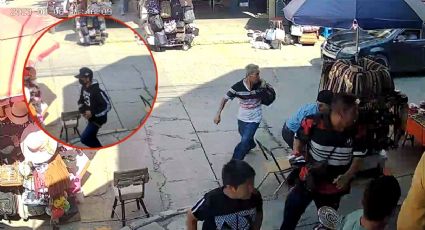 ¡Agárrenlo!: Homicida corre entre multitud en Zona Piel