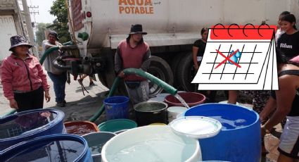 Xalapa: Este es el calendario de tandeos de agua del mes de septiembre
