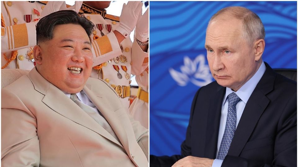 Kim Jong-un y Vladimir Putin