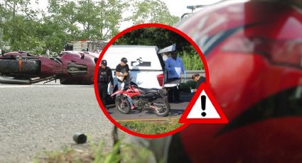 Identifican a los dos motociclistas fallecidos en accidente en Amatlán, Veracruz