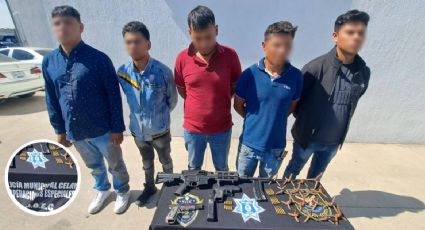 Persiguen desde Apaseo el Alto a 3 autos con 5 hombres armados y los atrapan en Celaya