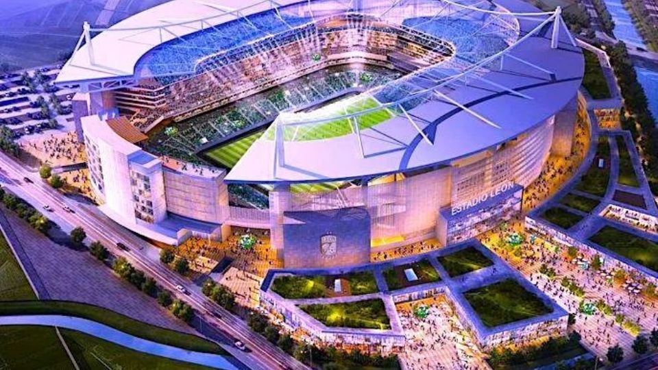 El nuevo estadio de los esmeraldas de León solo quedó en una imagen, en un propuesta de lo que sería