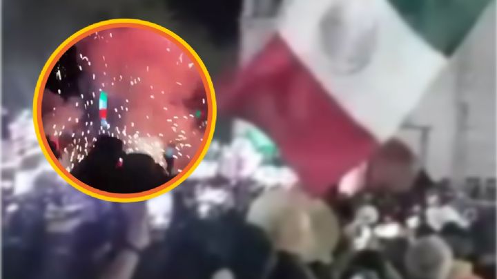 Susto en pueblo mágico de Huasca; pirotecnia del Grito explota entre el público | VIDEO