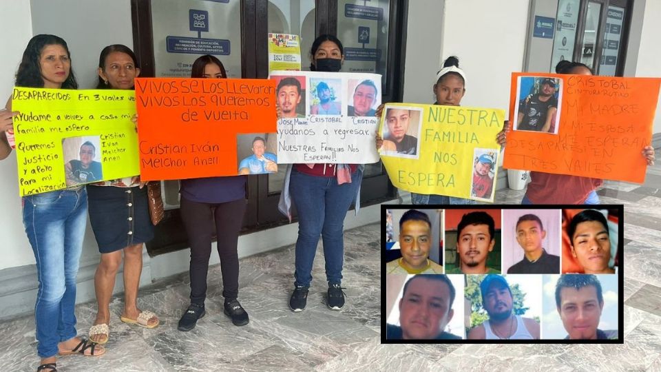 Familiares de desaparecidos protestan afuera del ayuntamiento de Veracruz