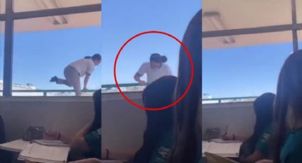 VIDEO| Alumna de bachilleres intenta suicidarse en la escuela; se lanzó del 3 piso