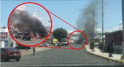 Jueves de bloqueos; ahora en la Pachuca-Sahagún queman llantas| FOTOS