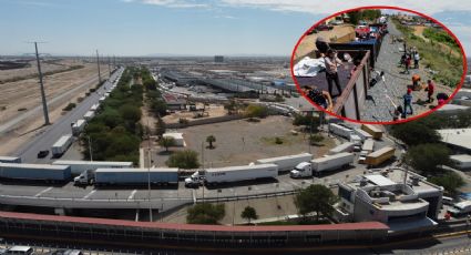 Ciudad Juárez colapsa: Migrantes se aglutinan y provocan bloqueo de mercancía