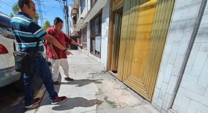“Ya se hunde la casa”: vecinos del Coyol que viven frente a calle en hundimiento