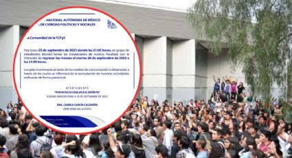 Nuevamente estudiantes toman Facultad de Ciencias Políticas de la UNAM