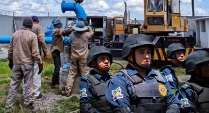 Por robo de agua y cableado aprehende a cuatro personas la Policía Hídrica de Hidalgo