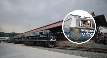 Mujer oaxaqueña la primera en abordar Tren del Istmo que llegó a Coatzacoalcos