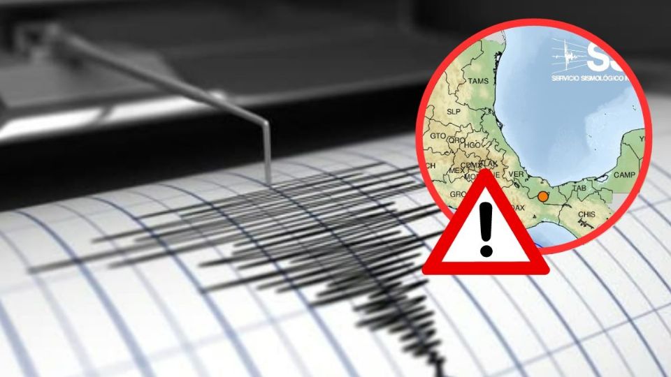 Temblor en el sur de Veracruz