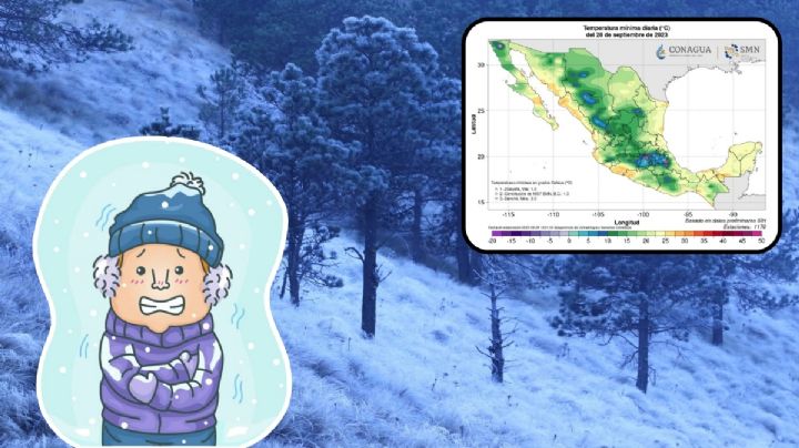 Nuevo Frente Frío llegará este fin de semana: Estos serán los estados más afectados de México
