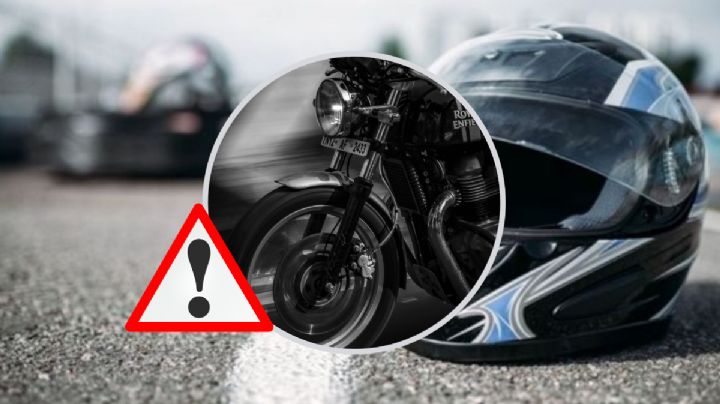 Mujer muere tras accidentarse en su moto, en Veracruz