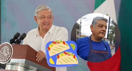 ¿Tacos AMLO? Taquero veracruzano causa polémica por parecido con López Obrador