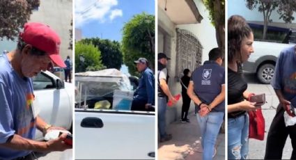 Prepotentes inspectores de León le confiscan carrito de pan a un adulto mayor