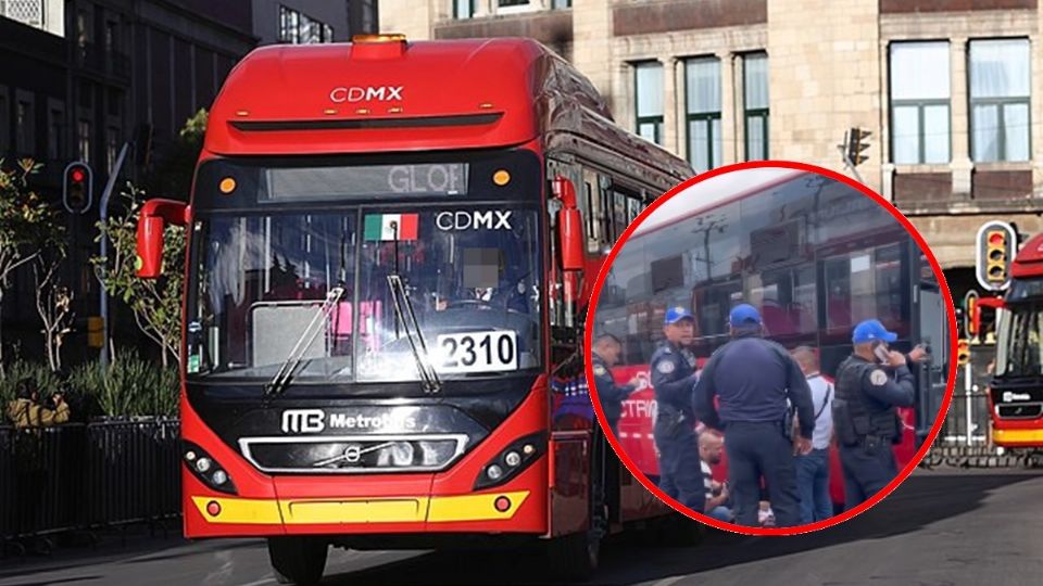 Metrobús atropella a músico de 65 años; el conductor fue detenido
