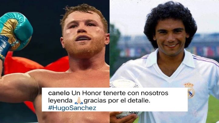 Hugo Sánchez y El Canelo juntos: Esta es la "joya" que le regaló el Pentapichichi al boxeador