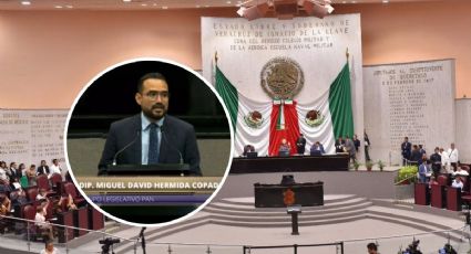 Diputado Miguel Hermida denuncia amenazas en pleno del Congreso de Veracruz