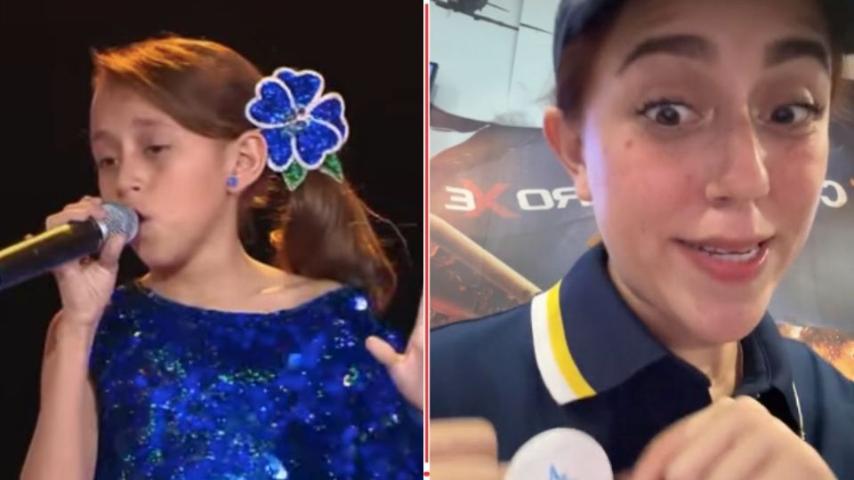 La joven quien trabaja en una cadena de cine muy famosa en México, fue cuestionada por los usuarios respecto a si ella participaba en un programa de canto de niña.