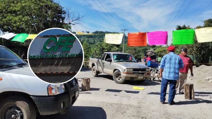Bloquean carretera Veracruz por muerte de hombre electrocutado; culpan a CFE