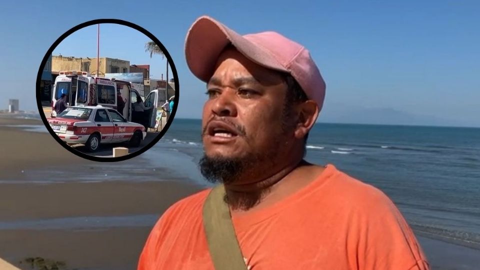 Migrante salva a jóvenes que se estaban ahogando en Coatzacoalcos, Veracruz