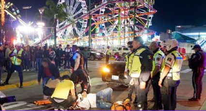 Choque termina mal en Feria de León: un hombre atropella a otro arrastrándolo 50 metros