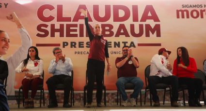 Abuchean a líder de Morena en evento de Claudia Sheinbaum en Hidalgo