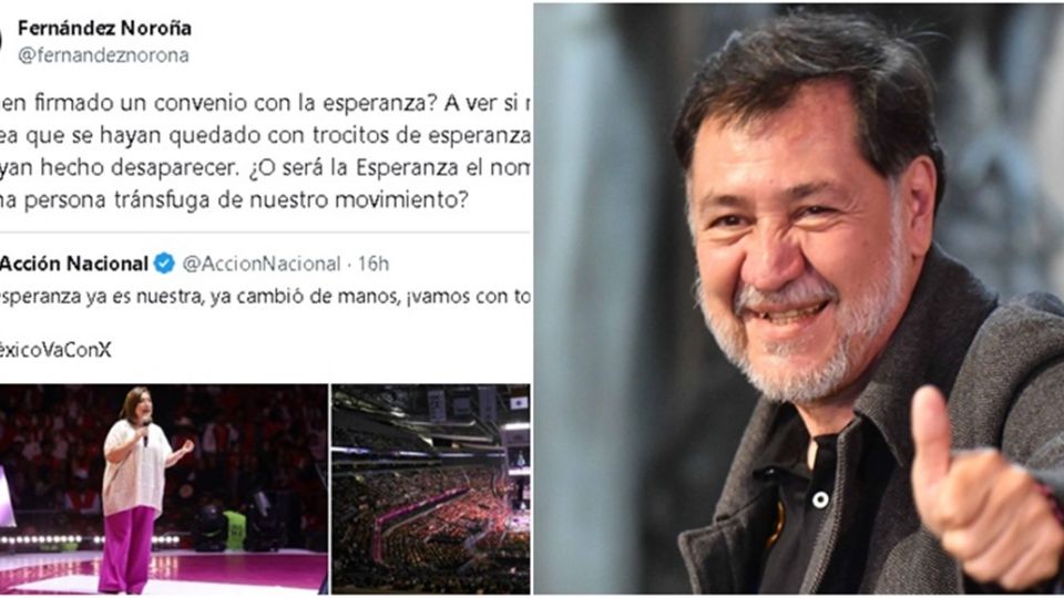 Noroña dedica más de 20 posts criticando el cierre precampaña de Xóchitl Gálvez