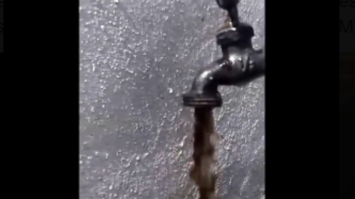 En Iztapalapa sí llega agua, pero tan sucia que "es imposible lavar"