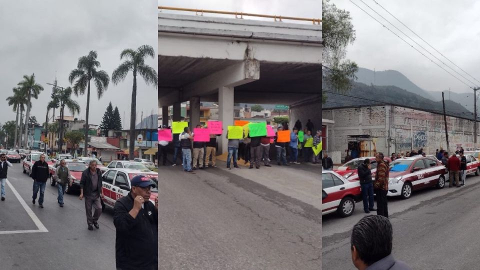 Protesta masiva de transportistas en Córdoba, Veracruz