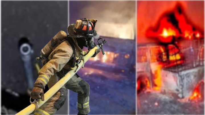 Arden camionetas huachicoleras en municipio de Hidalgo; esto pasó | FOTOS