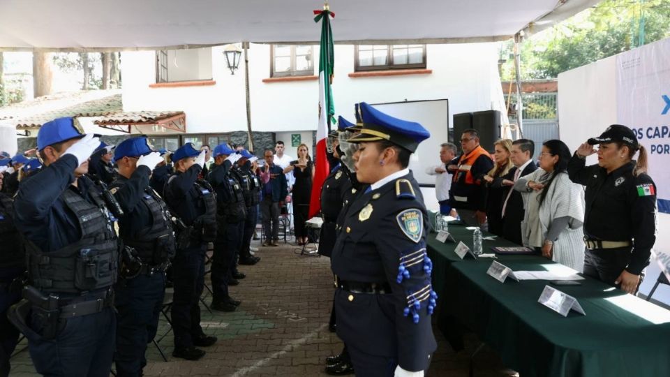Reconocen a policías de Coyoacán.