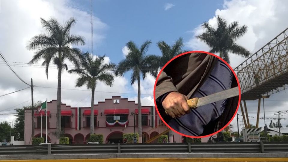 Habitantes de Emiliano Zapata machetearon a uno de los hombres