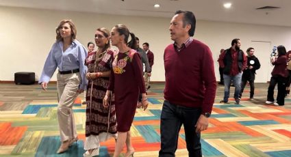 Cuitláhuac asiste a evento de Morena; nombran a Sheinbaum candidata presidencial